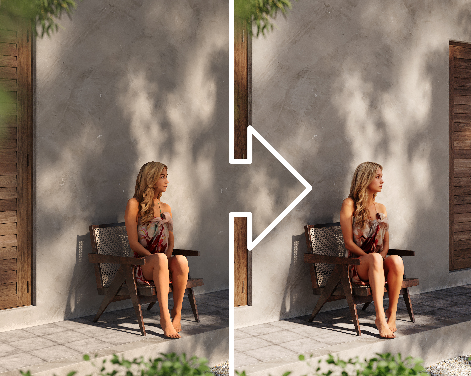 Using AI to enhance 3d people